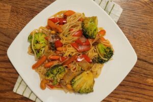 Vegetable Stir-Fry With Noodles