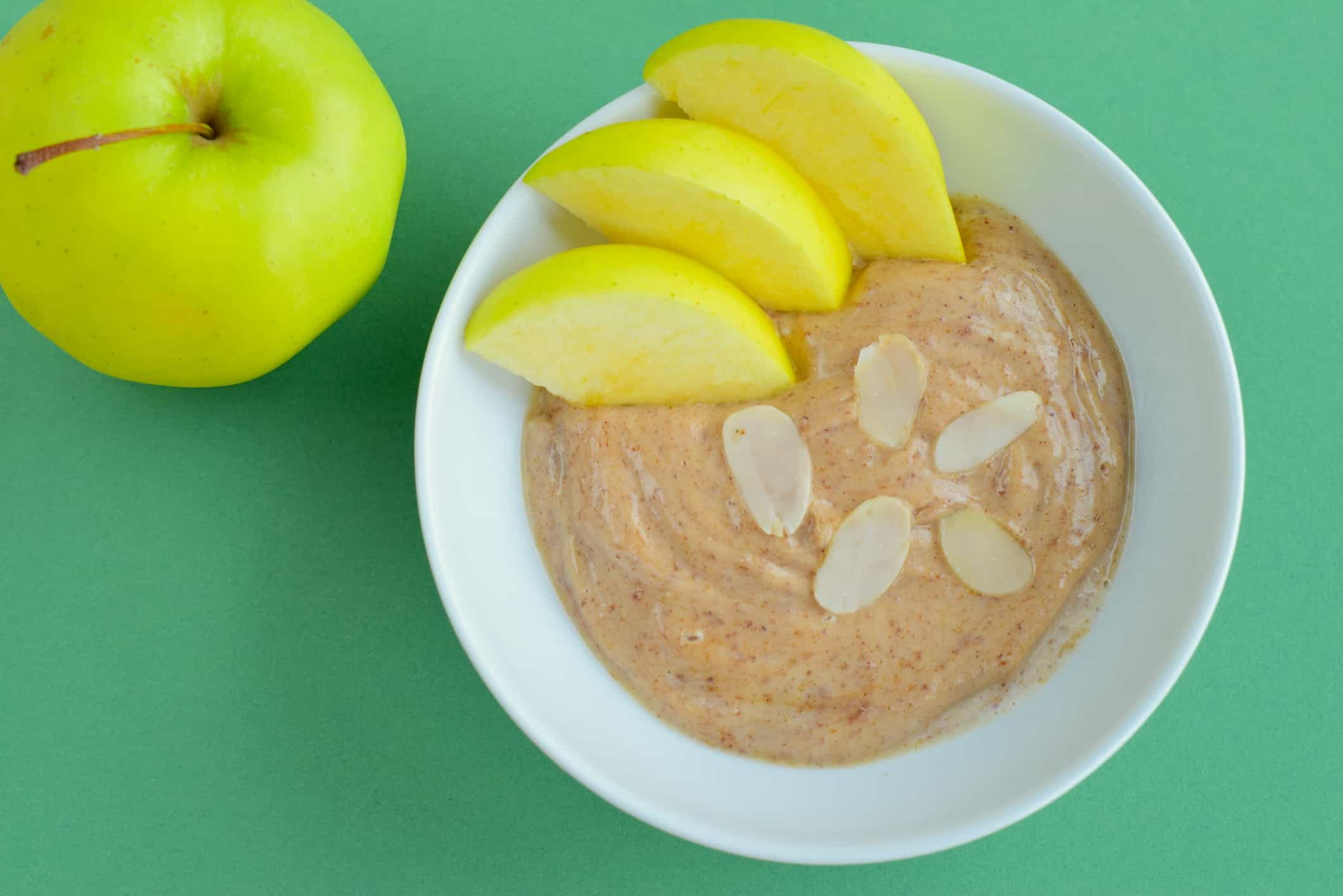 Apple Slices with Almond Butter